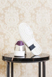 Sneakers Court 2.0 da donna by DATE colorway laminated platinum