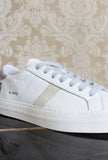 Nuova D.A.T.E. Sneakers Donna hill low vintage calf color white lilla ss24