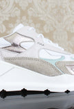 Sneakers D.A.T.E. Fuga da donna nylon cream stagione primavera estate 24