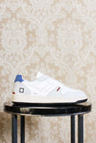 Sneakers D.A.T.E. Uomo court 2.0 in nylon color white bluette pe24