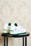 Sneakers Court 2.0 by D.A.T.E. Uomo nell'esclusiva variante Nylon White Green