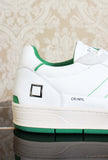 Sneakers Court 2.0 by D.A.T.E. Uomo nell'esclusiva variante Nylon White Green