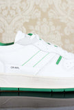 Sneakers Court 2.0 by D.A.T.E. Uomo nell'esclusiva variante Nylon White Green