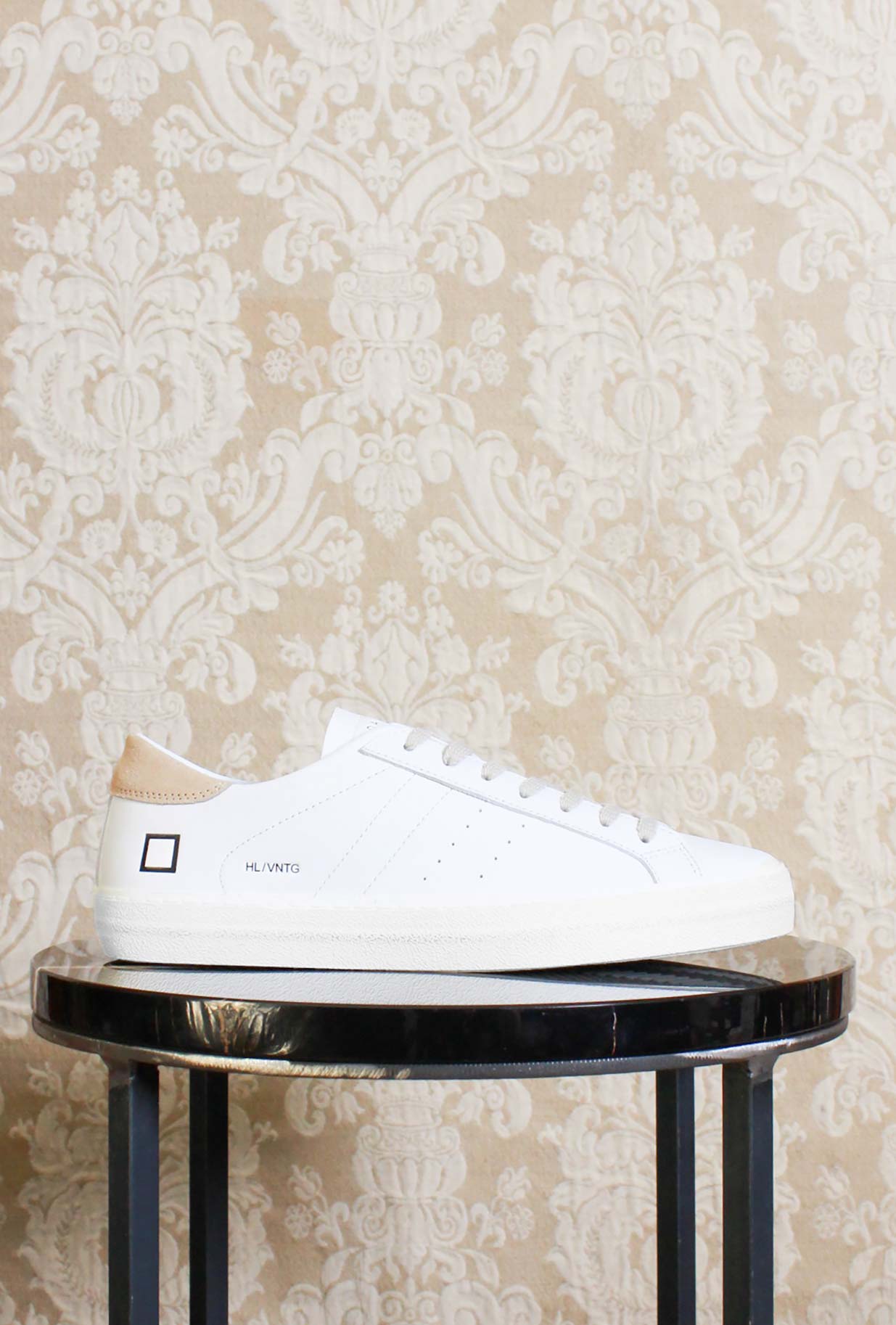 D.A.T.E. Sneakers uomo presenta la nuova hill low calf white rust pe24