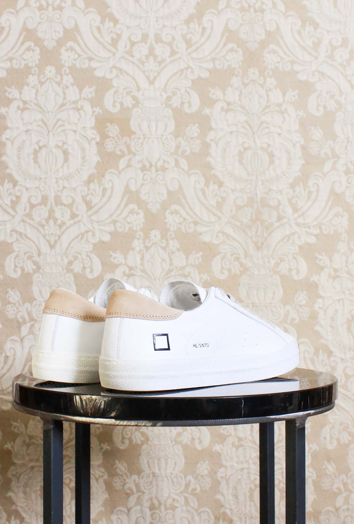 D.A.T.E. Sneakers uomo presenta la nuova hill low calf white rust pe24