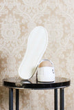 D.A.T.E. Sneakers uomo presenta la nuova hill low calf white rust pe24