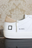 D.A.T.E. Sneakers uomo presenta la nuova hill low calf white rust pe24