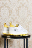 Sneaker D.A.T.E. kdue da uomo color white yellow primavera estate 24