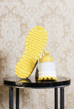 Sneaker D.A.T.E. kdue da uomo color white yellow primavera estate 24