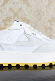 Sneaker D.A.T.E. kdue da uomo color white yellow primavera estate 24