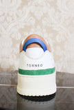 Nuova sneakers torneo da uomo della maison date sneakers nella colorazione white beige