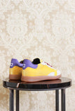Nuova Sporty sneakers di DATE modello gazzelle in velluto yellow da donna fw23
