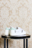 D.A.T.E. Sneakers donna nuova hill low vintage calf color white mint pe24