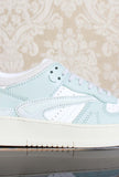 Date sneakers torneo da donna bicolor nelle nuances primaverili white and water