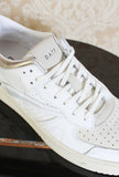 DATE Sneakers Torneo da donna in pelle color shiny white beige primavera estate 24