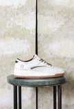 Sneakers Torneo di D.A.T.E. anni ‘90  modello Torneo Textile in pregiata pelle color Ivory da Uomo