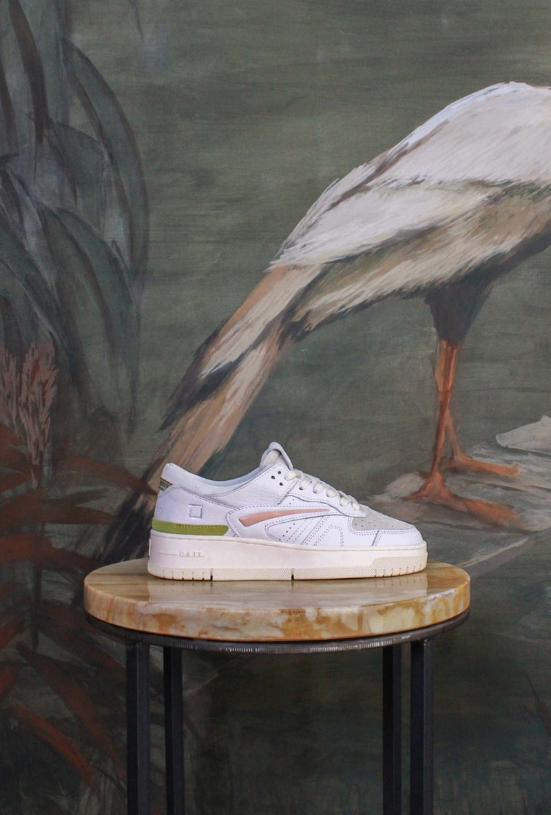 Sneakers Torneo Natural di D.A.T.E. in tonalità White-Pink da Donna