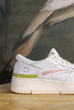 Sneakers Torneo Natural di D.A.T.E. in tonalità White-Pink da Donna