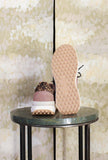 Sneaker ATHLETA di D.A.T.E. scarpe da corsa degli anni ’70 in nylon con inserti in suede Brown-Pink da Donna