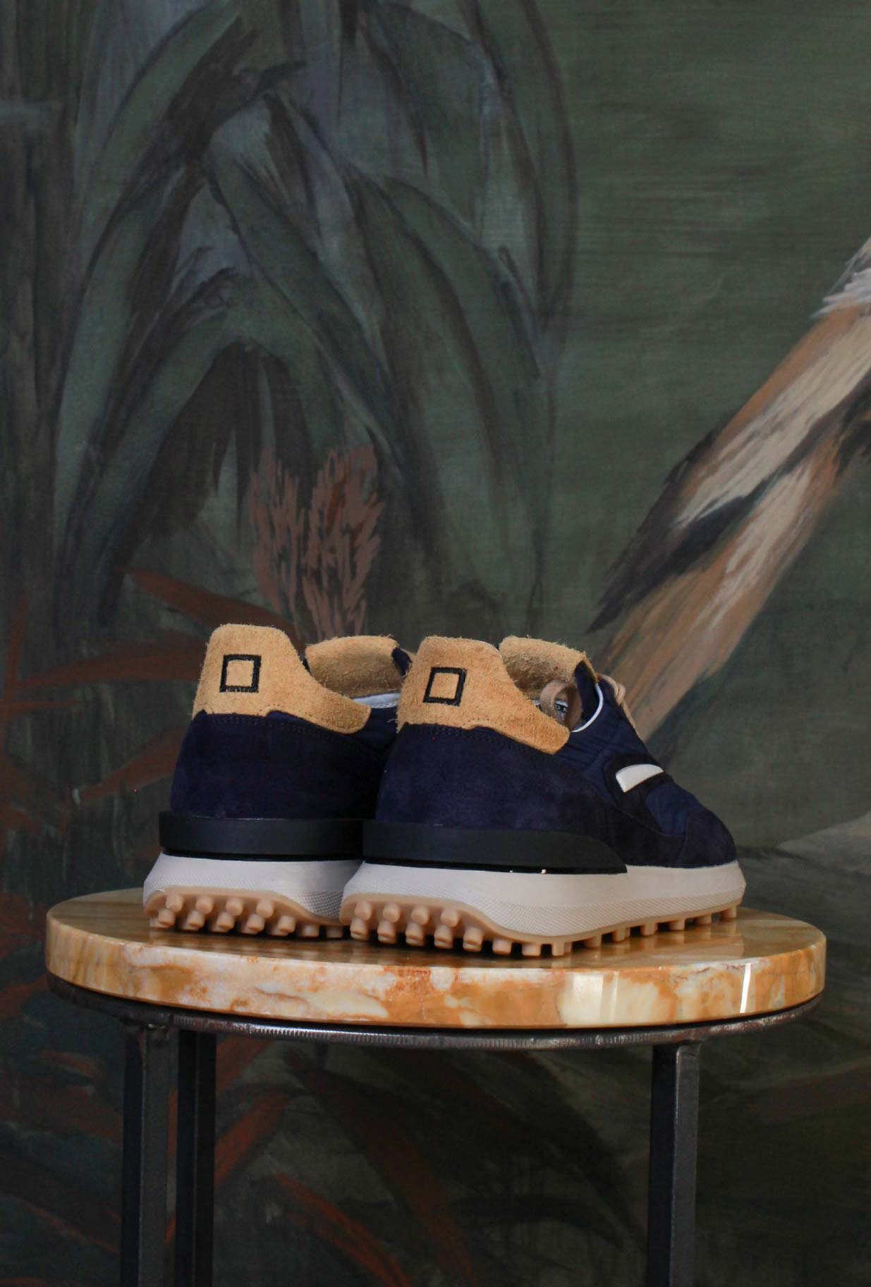Date sneakers 70’s una running leggera e confortevole stile ricercato e dinamico ATHLETA versatili ed elegant nylon Blue 