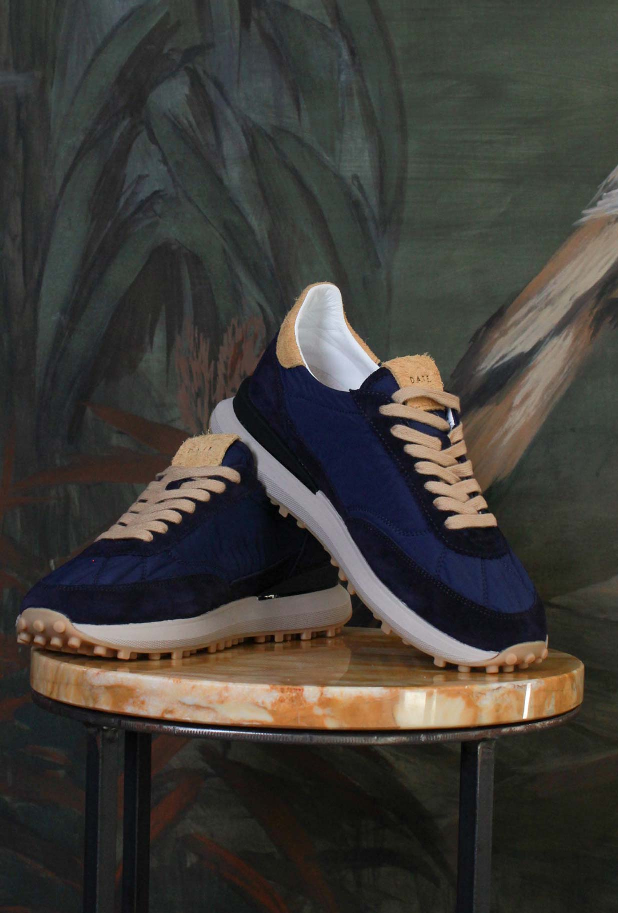 Date sneakers 70’s una running leggera e confortevole stile ricercato e dinamico ATHLETA versatili ed elegant nylon Blue 