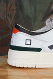 Sneakers Torneo di D.A.T.E. City-style 90s luxury a design Colored White-Testa di Moro pelle white  sporty-chic fall-Winter