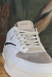 Sneakers Torneo di D.A.T.E. City-style 90s luxury a design Colored White-Testa di Moro pelle white  sporty-chic fall-Winter