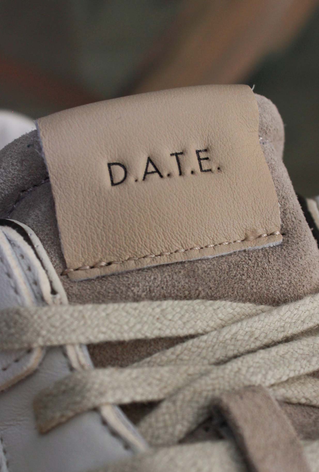 Sneakers Torneo di D.A.T.E. City-style 90s luxury a design Colored White-Testa di Moro pelle white  sporty-chic fall-Winter