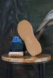 nuova sneakers athleta di date color verde bottiglia e azzurro in nylon e suede estate 25 uomo