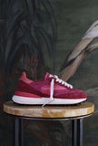 nuova sneakers athleta di date con tomaia in nylon ultralight fuxia pe25 da donna