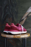 nuova sneakers athleta di date con tomaia in nylon ultralight fuxia pe25 da donna