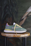 nuova sneakers athleta di date con tomaia in nylon ultralight sage lilac yellow pe25