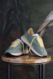nuova sneakers athleta di date con tomaia in nylon ultralight sage lilac yellow pe25