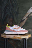 nuova sneakers athleta di date con tomaia in nylon ultralight white pink pe25
