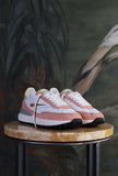 nuova sneakers athleta di date con tomaia in nylon ultralight white pink pe25