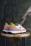 nuova sneakers athleta di date con tomaia in nylon ultralight white pink pe25