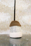 Sneaker Hill Low di D.A.T.E. nuova variante Glitter Platinum da Donna