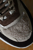 D.A.T.E. design audace Sneakers Fuga della Maison chunky  70’s Chocolate dalle nuances autunnali teddy morbido e caldo FUGA 