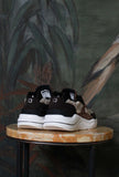 D.A.T.E. design audace Sneakers Fuga della Maison chunky  70’s Chocolate dalle nuances autunnali teddy morbido e caldo FUGA 