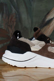 D.A.T.E. design audace Sneakers Fuga della Maison chunky  70’s Chocolate dalle nuances autunnali teddy morbido e caldo FUGA 
