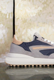 Sneakers firmato D.A.T.E. modello ATHLETA variante Nylon Blue da Uomo