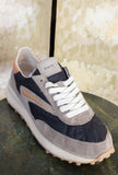 Sneakers firmato D.A.T.E. modello ATHLETA variante Nylon Blue da Uomo