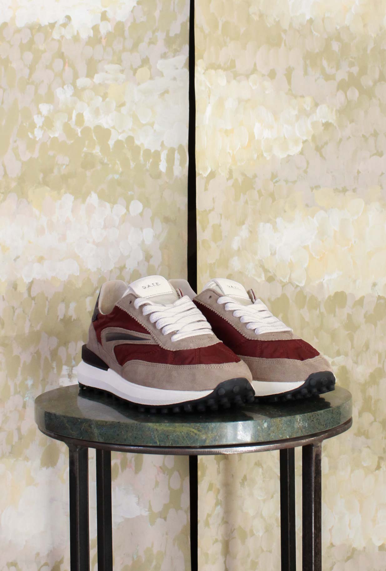 Sneakers D.A.T.E. modello ATHLETA variante Nylon Bordeaux da Uomo