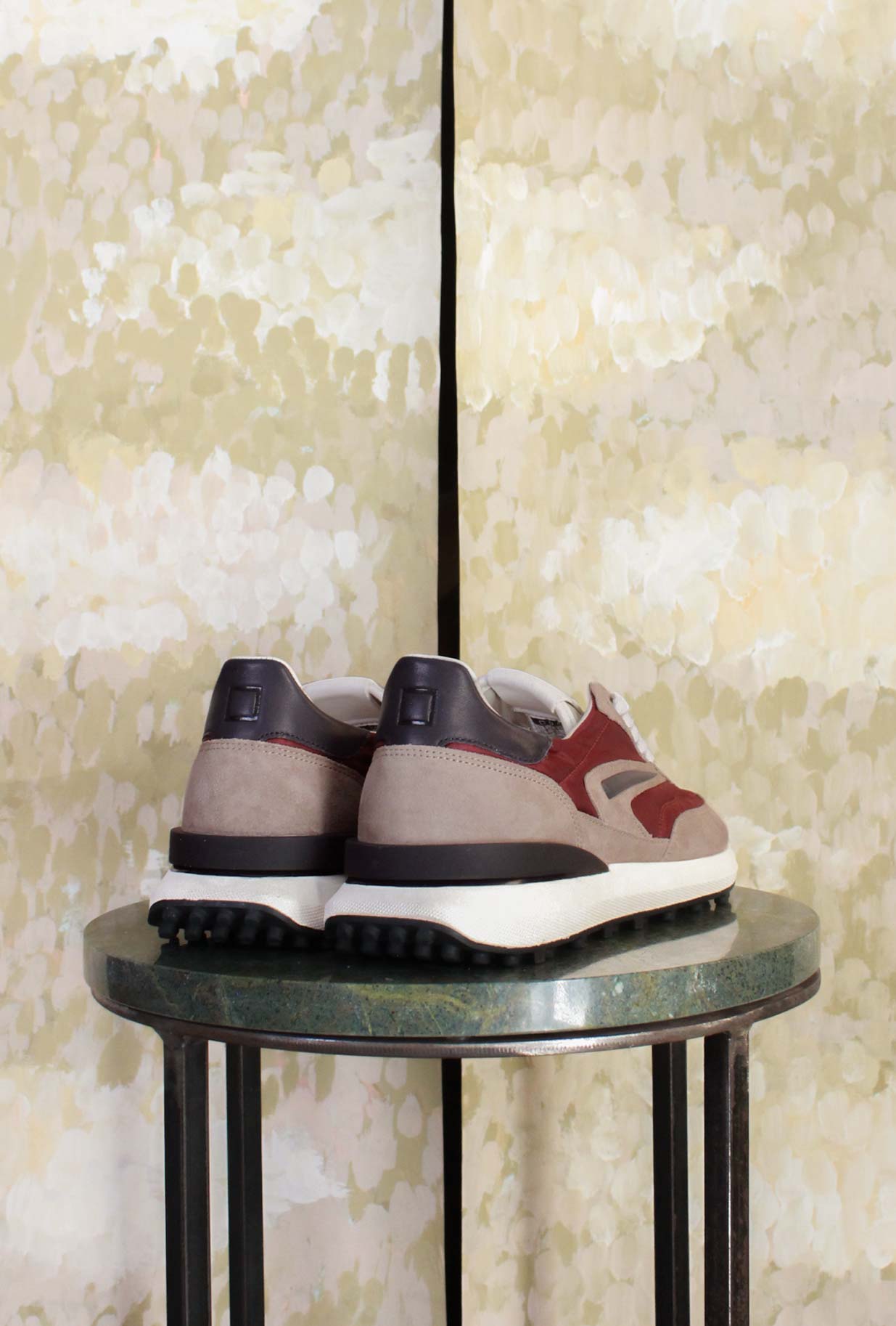 Sneakers D.A.T.E. modello ATHLETA variante Nylon Bordeaux da Uomo