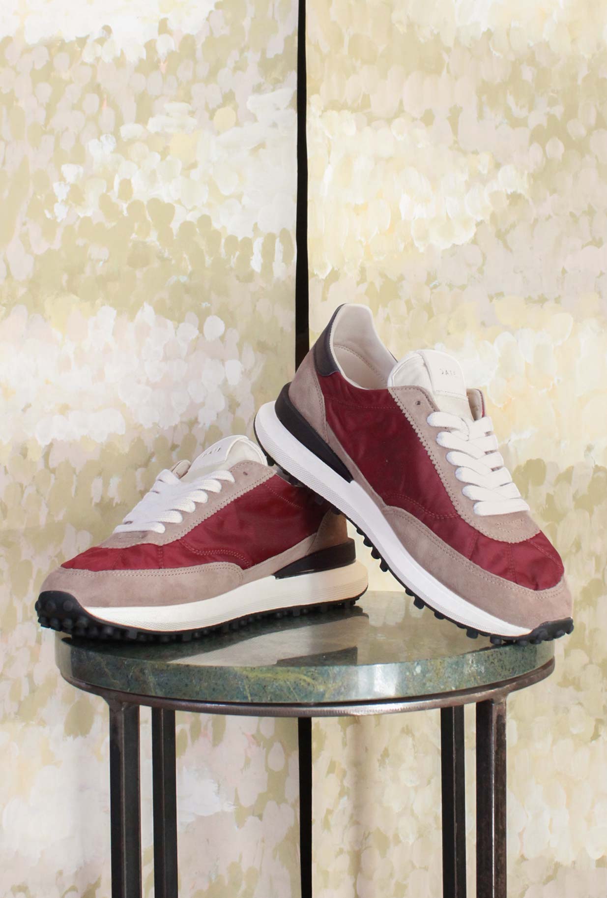 Sneakers D.A.T.E. modello ATHLETA variante Nylon Bordeaux da Uomo