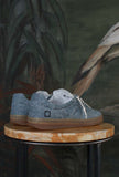 Sneakers sporty bassa in tela denim fringed di date sneakers modello samba 