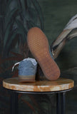 Sneakers sporty bassa in tela denim fringed di date sneakers modello samba 