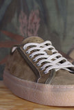 D.A.T.E. Sneakers TENDER ispirazioni Vintage anni '70 pelle Pop Army