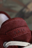 D.A.T.E. Sneakers TENDER ispirazioni Vintage anni '70 pelle effetto velluto Pop Bordeaux 