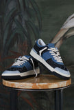 Date sneakers presenta la nuova torneo denim patchwork da uomo per l'estate 2025